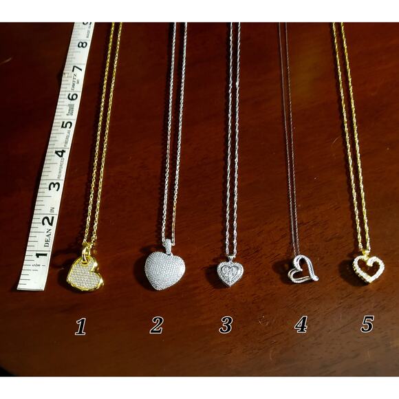 HEART NECKLACE CHOOSE 1 GIFT